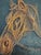 One-of-a-Kind Handcrafted Copper Wire Geometric Wall Sculpture on Wood For Sale - Image 9 of 12