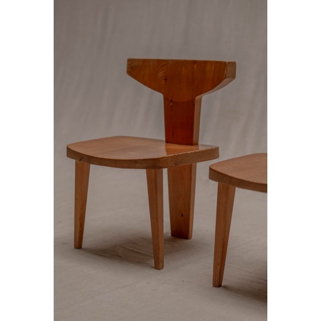 Vintage Sculptural Side Chairs by Jacob Kielland-Brandt, Denmark, 1960s, Set of 2 For Sale - Image 6 of 12