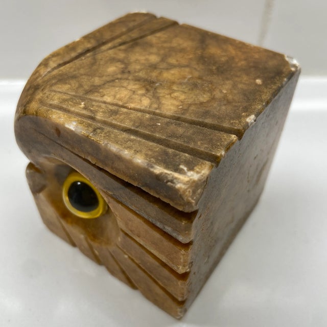 Mid-Century Modern Mid Century Marble Owl For Sale - Image 3 of 11