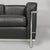 1980s Italian Modern Black LC2 Sofa by Le Corbusier, Jeanneret and Perriand for Cassina, 1980s For Sale - Image 5 of 18