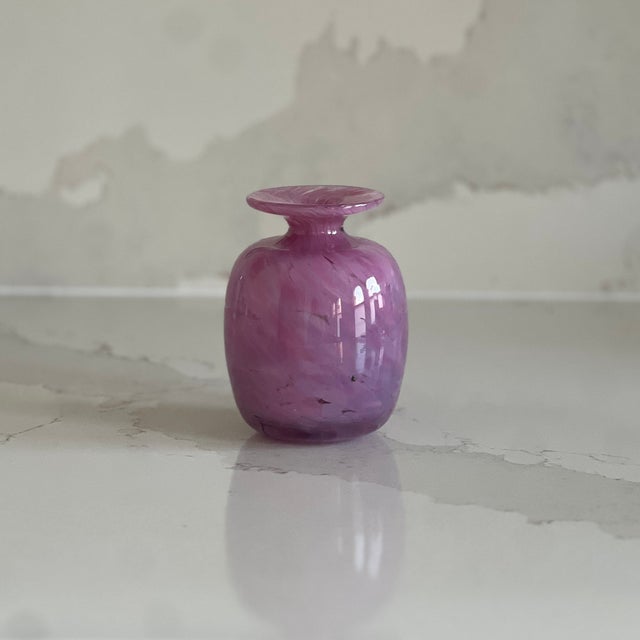 Mid-Century Handmade Bud Vase from Mdina, 1970s For Sale - Image 11 of 11