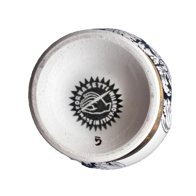 This Piero Formasetti Milano Italy Appetizer Bowl is a designer piece that exudes Italian charm and sophistication. The...