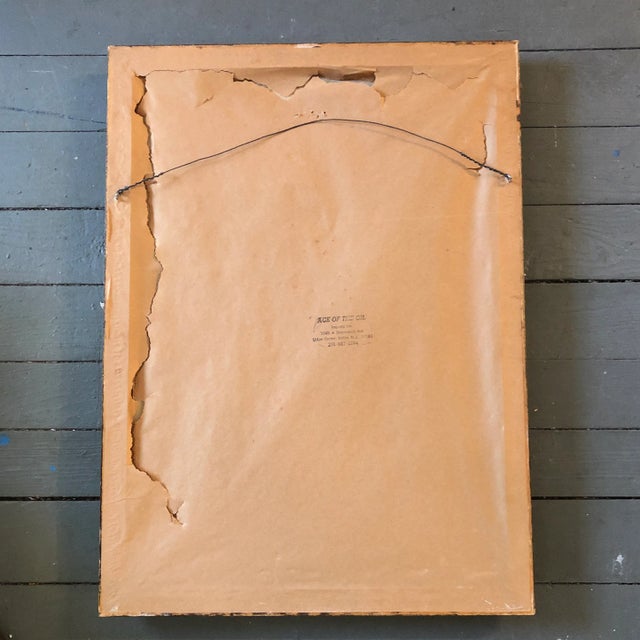 Original Vintage Landscape With Stream Watercolor Painting Original Frame 1970’s Signed For Sale - Image 4 of 6