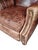 Chestnut 1990s Rare Genuine Leather Recliner- Blend of Western Sophistication & Modern Comfort. For Sale - Image 8 of 12