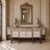 Grand Antique Italian Neoclassical ~ Baroque Painted Console ~ Buffet is an amazing combination of classical elegance...