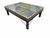 Antique 19th-Century Indian Teak Door & Iron Studded Coffee Table With Glass Top For Sale In West Palm - Image 6 of 10