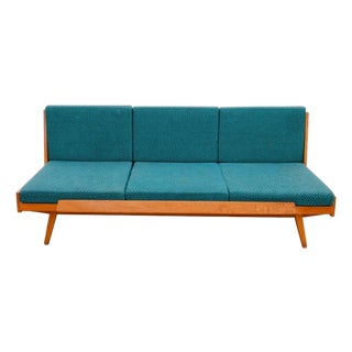 Mid-Century Folding Sofa Bed from Drevotvar, Czechoslovakia, 1970s For Sale