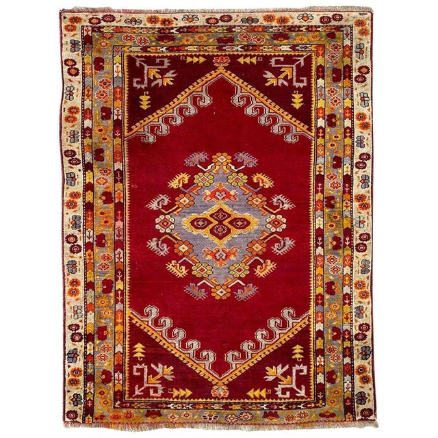 Vintage Turkish Rug, 1920s For Sale - Image 14 of 14