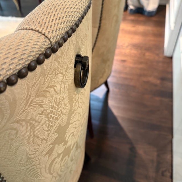 Pair Ritz Dining Chairs by Thomas Pheasant for Baker For Sale In Washington DC - Image 6 of 12