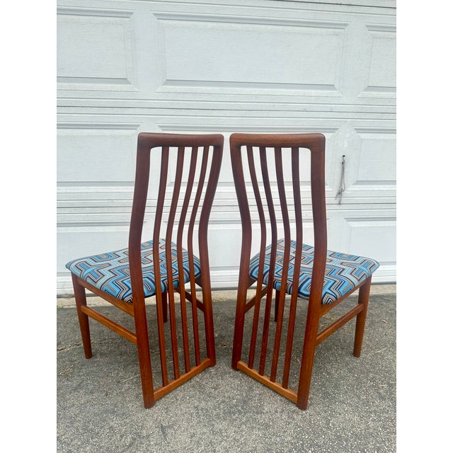 Brown Kai Kristiansen Chairs- Pair For Sale - Image 8 of 8