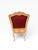 Vintage French Provincial Style 48” Glass-Top Dinette Set With Caned Table Base – Set of 5 For Sale - Image 10 of 10