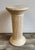 Cream Vintage Split Reed Rattan Pedestal Column - Gabriella Crespi Style Plant Stand For Sale - Image 8 of 13