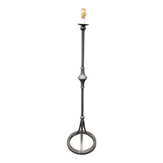 Modern Designer Wrought Iron Floor Lamp by Paul Ferrante For Sale