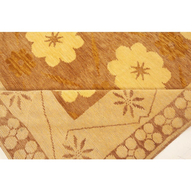 Modern Modern Transitional Wool and Silk Rug with Classic Florals by Doris Leslie Blau For Sale - Image 3 of 8