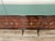 Mid-Century Mahogany Sideboard with Teal Glass and Compartments with Drawers, 1950s For Sale - Image 6 of 18