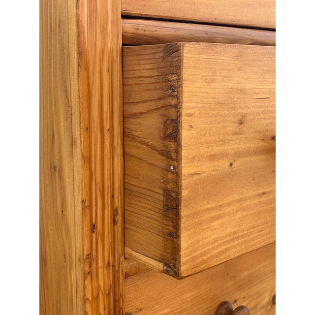 Pine Central European Chest of Four Drawers For Sale - Image 13 of 16