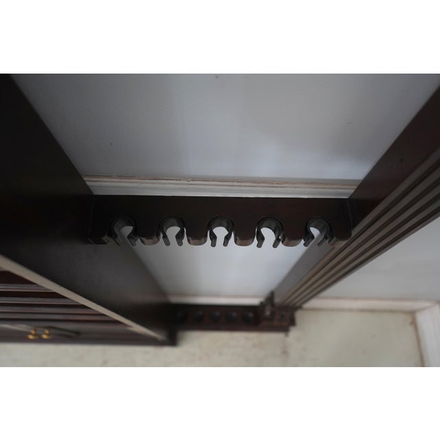 Maitland Smith 1330-454 Mahogany Billiards Rack For Sale - Image 11 of 13