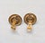 Vintage 1980s Signed Ciner Goldtone Faux-Pearl & Pavé Clear Rhinestone Clip Earrings-2 Pieces For Sale In Philadelphia - Image 6 of 7