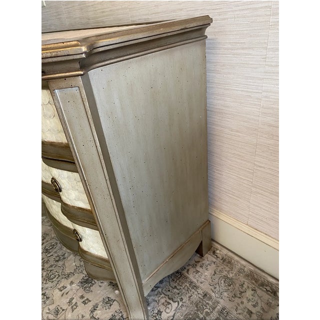 Traditional Hooker Furniture Capiz Shell 3 Drawer Chest For Sale - Image 3 of 11