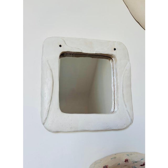 Not Yet Made - Made To Order Uccelini French Ceramic Mirror by Renzo Maar For Sale - Image 5 of 8