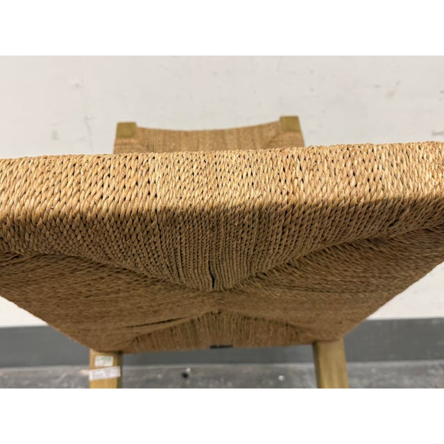 Williams Sonoma Home Ruthford Woven Side Chair For Sale - Image 11 of 12