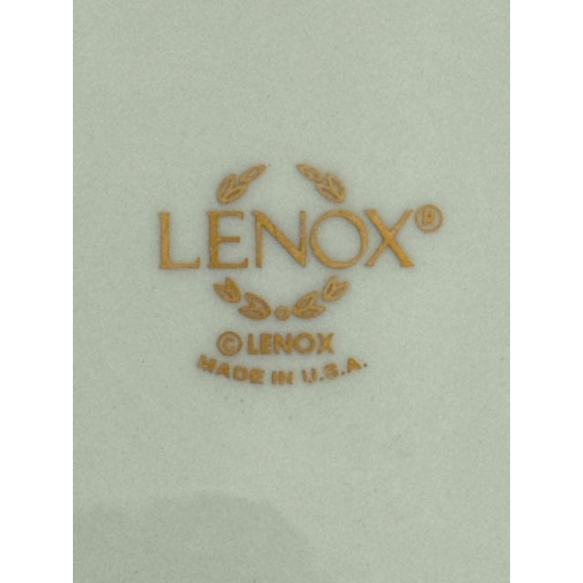 Ivory Porcelain Bowl by Lenox U S A For Sale - Image 9 of 10