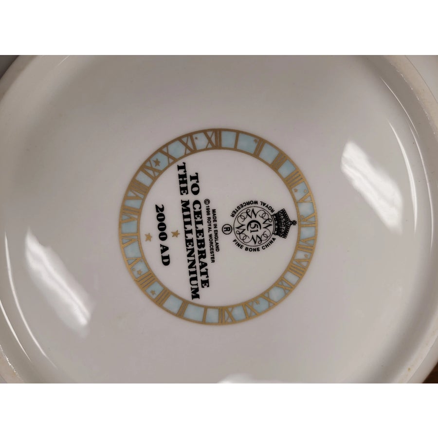Early 21st Century Royal Worcester Millennium Bowl | Chairish