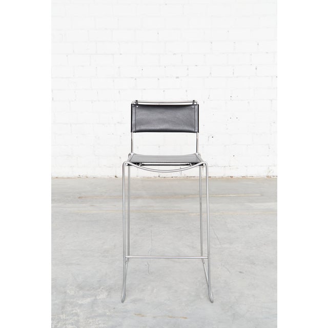 Leather Barstools by Giandomenico Belotti for Alias, 1980s, Set of 6 For Sale - Image 13 of 18