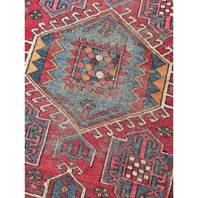 Vintage Distressed Karaje Runner, 1950s For Sale - Image 14 of 18