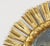 Spanish Gilt Starburst or Sunburst Mirror With Convex Glass (Dia 25) For Sale - Image 4 of 12