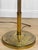 Vintage Art Deco Brass Greek Keyhole Chalice Torchiere Floor Lamp For Sale - Image 11 of 11