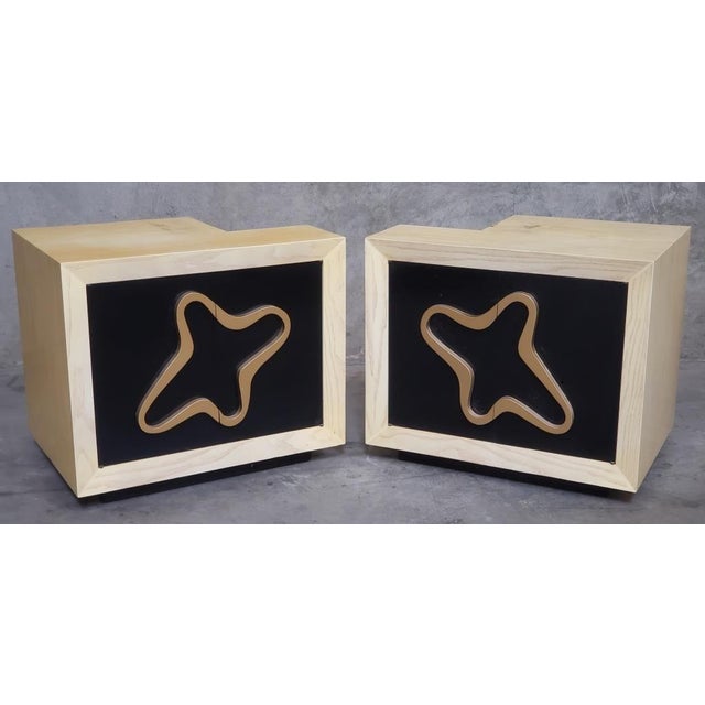 Mid-Century Modern Maximilian for Karp Furniture Co. Headboard With Stands For Sale - Image 3 of 10