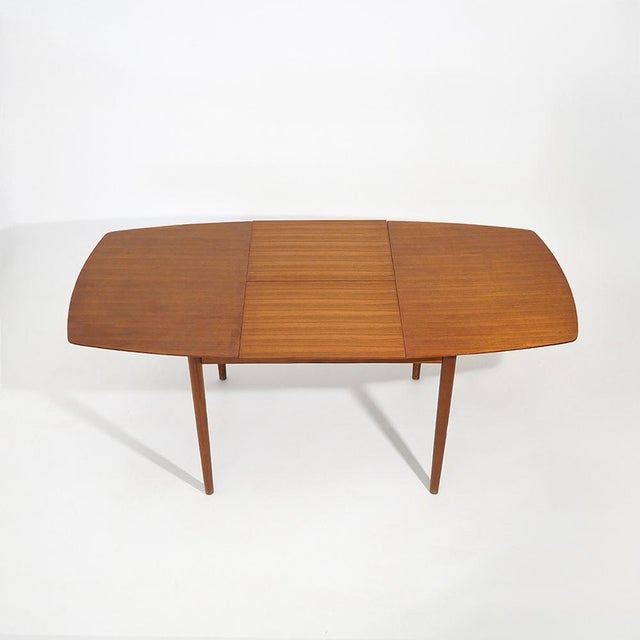 Teak Table with Extendable Top, 1960s For Sale - Image 15 of 15