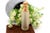 Perfume Bottle in Glass and 15k Gold For Sale - Image 5 of 5