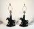 1950s Pair 1950s Phil-Mar Vintage Mid Century Modern Table Lamps Mare & Colt Horse For Sale - Image 5 of 12