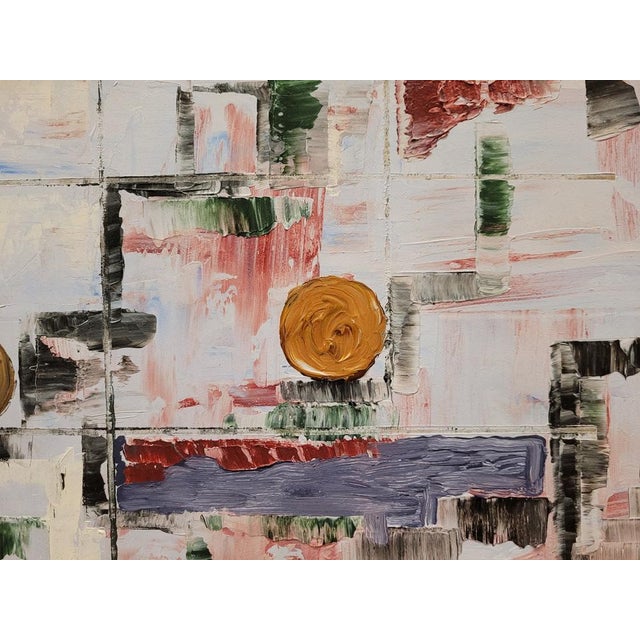 J. C. Cárdenas, Composition, 20th Century, Acrylic on Canvas For Sale - Image 7 of 17