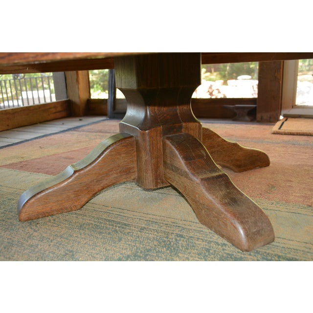 Vintage 1970's Mid Century Wood & Brown Glazed Tiled Top Octagonal Coffee Table Germany For Sale - Image 11 of 15