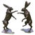 Life-Size Bronze Boxing Hares from E&S Crown Foundry, Set of 2 For Sale - Image 12 of 12