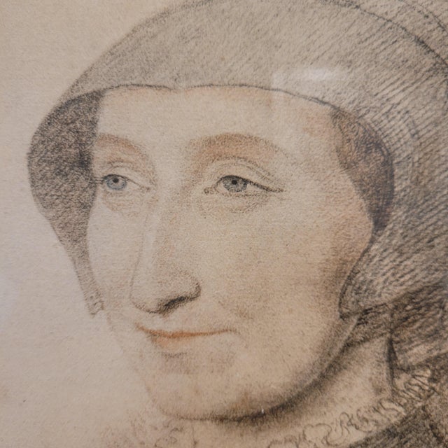 Jean Clouet, La Feü Reine de Navarre Marguerite, 20th Century, LIthograph For Sale - Image 9 of 18