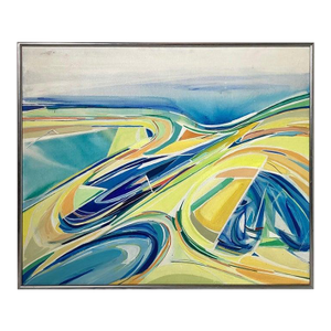 Mid Century Modern New Jersey Seascape Painting