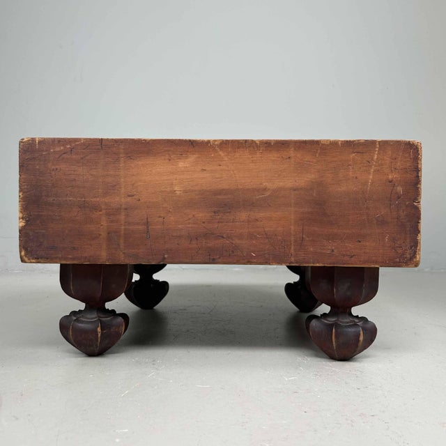 Low Keyaki Wooden Table, Japan., 1920s For Sale - Image 10 of 15