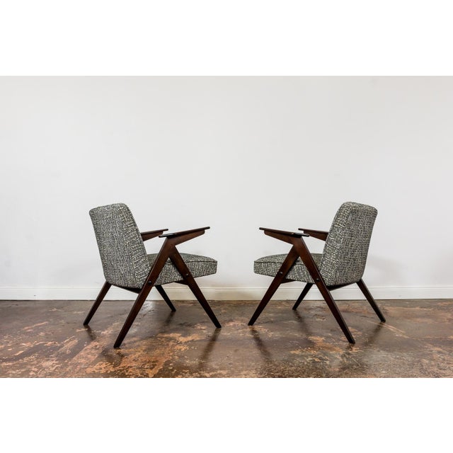 Vintage Lounge Chairs Bunny, Poland, 1970s, Set of 2 For Sale - Image 4 of 17