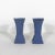 English Vintage Blue and White Jasperware Mini Vases, Wedgwood Style Miniature For Sale - Image 3 of 8