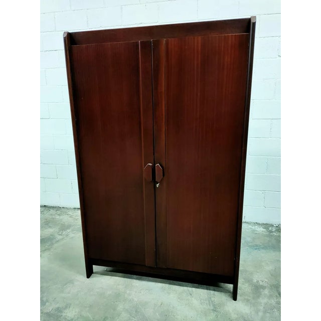 Wardrobe from Guipuzcoano manufacturer Biok, designed by Néstor Basterrechea in the 70s, in perfect condition, solid teak...