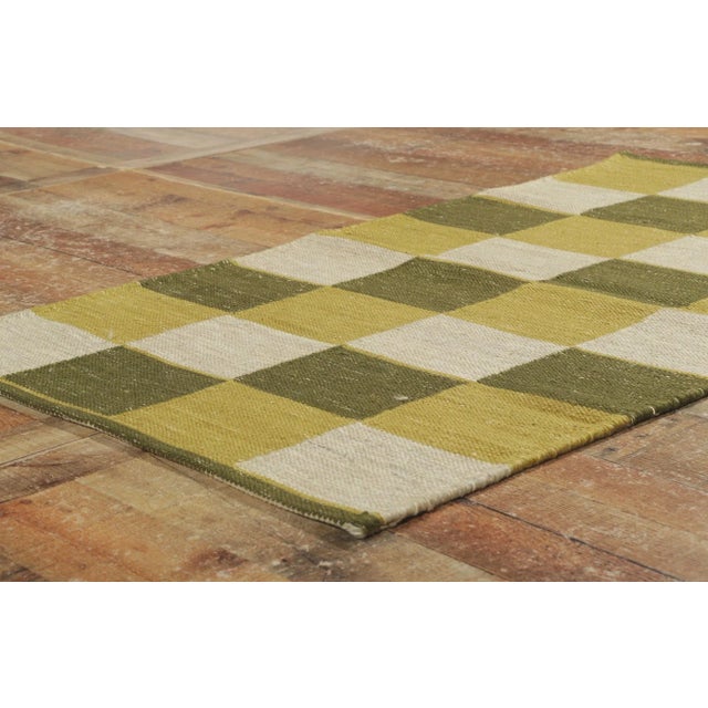Swedish Inspired Kilim Rug With Scandinavian Modern Style - 02'11 X 04'11 For Sale In Dallas - Image 6 of 10