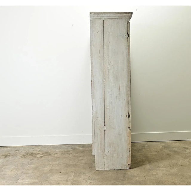 1700's Swedish Gustavian Painted Cabinet For Sale In Baton Rouge - Image 6 of 9