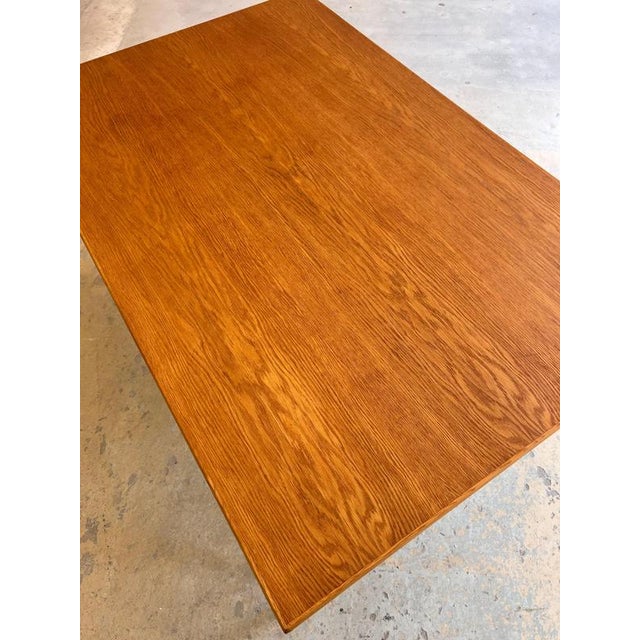 Extendable Oak Dining Table, Denmark, 1960s For Sale - Image 10 of 11