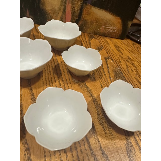 1970s 1970s Collection of Nesting Lotus Bowls- Set of 11 For Sale - Image 5 of 9