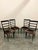 Mid-Century Modern Set of 4 Vintage Italian Dining Chairs For Sale - Image 3 of 9