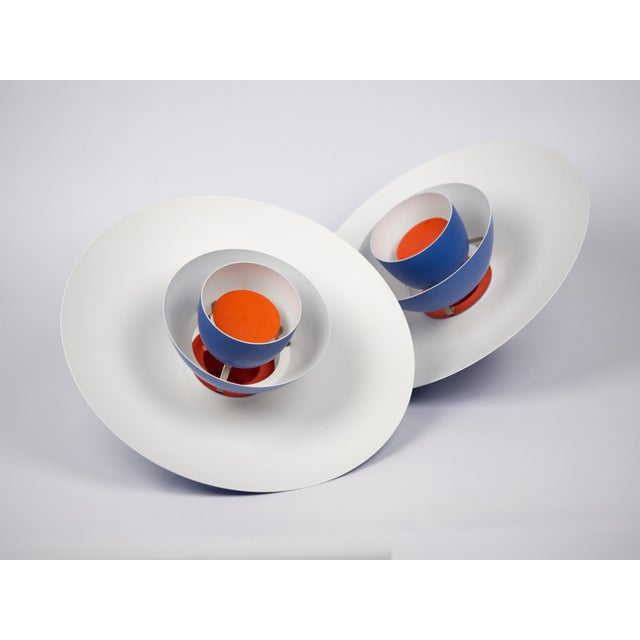 Metal Vintage Danish PH 4/3 Lamps by Poul Henningsen for Louis Poulsen, 1966, Set of 2 For Sale - Image 7 of 12